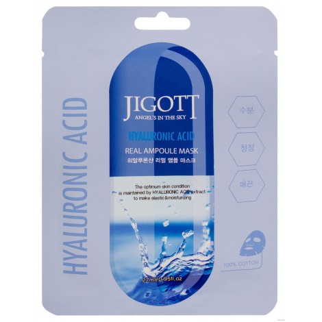 ТКАНЕВАЯ МАСКА ДЛЯ ЛИЦА С ГИАЛУРОНОВОЙ КИСЛОТОЙ (27 МЛ)