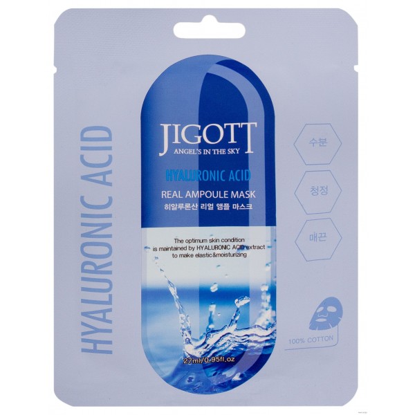 ТКАНЕВАЯ МАСКА ДЛЯ ЛИЦА С ГИАЛУРОНОВОЙ КИСЛОТОЙ (27 МЛ)