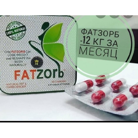  Фатзорб Fatzorb  36 капсул оригинал